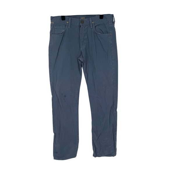 Citizens Of Humanity Other - Citizens of Humanity The Sid Pants Mens 32 Blue Straight Leg Cotton 604G-137